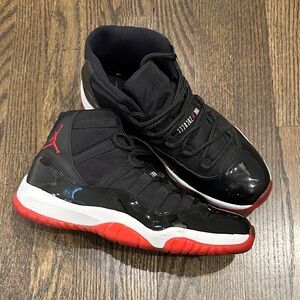 2012 Jordan bred 11 used size 10.5